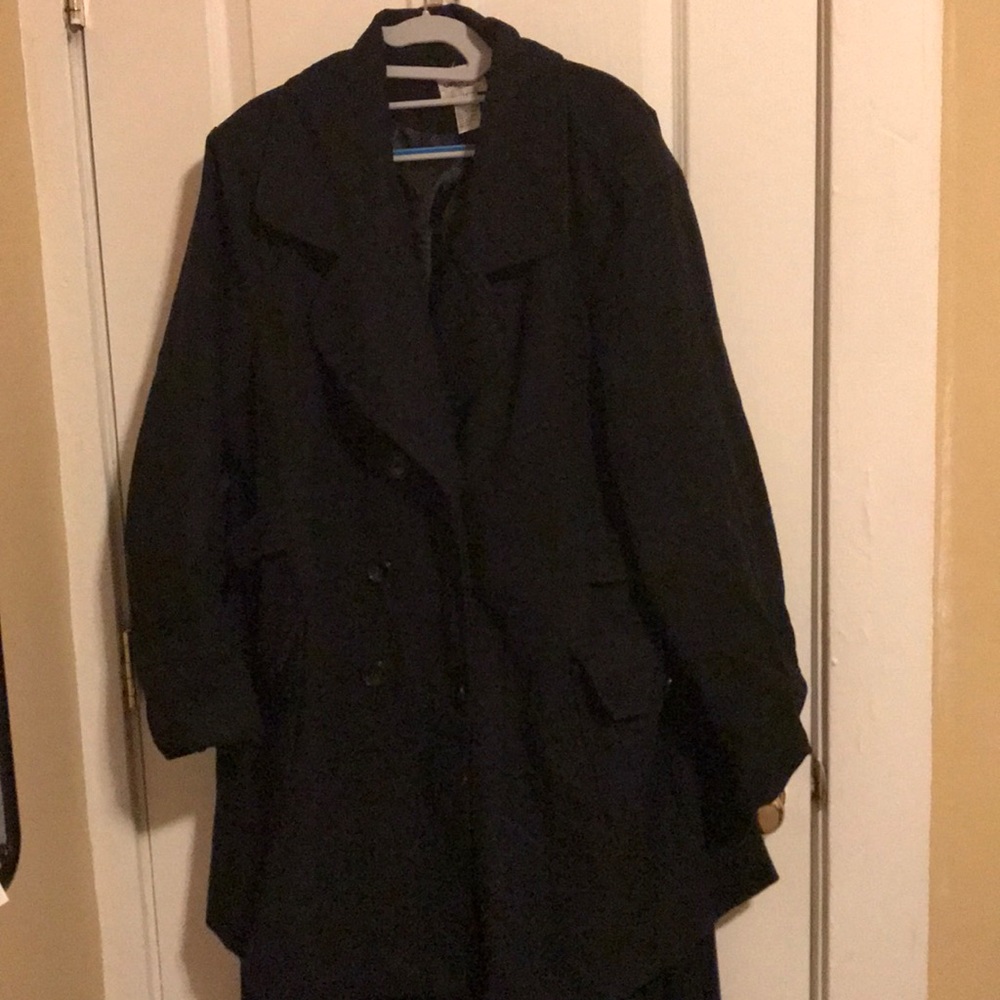 Care N Sport Black Wool Coat - Picture 1 of 8
